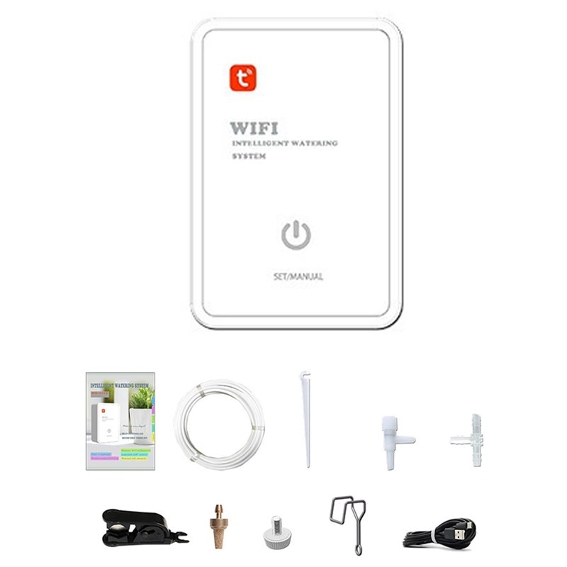Smart Garden Watering System - ชุดระบบรดน้ำหยดอัตโนมัติ Tuya Smart Wifi อุปกรณ์ควบคุมการรดน้ำสวน