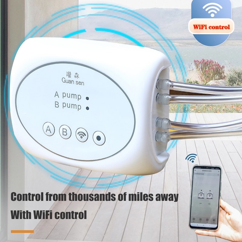 Smart Garden Accessories - WiFi สมาร์ทสวนชลประทาน Controller โรงงานอัตโนมัติหยดระบบชลประทานชุดโทรศัพท์มือถือควบคุมรดน้ําจับเวลาอุปกรณ์