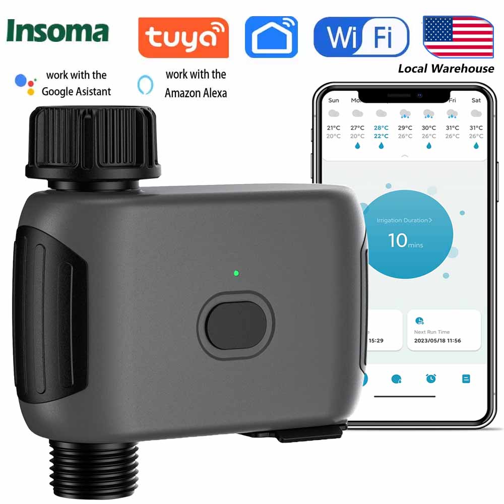 Smart Garden Accessories - INSOMA ระบบรดน้ำต้นไม้อัตโนมัติ สมาร์ทไวไฟ สปริงเกอร์ ไทเมอร์ รีโมทคอนโทรล
