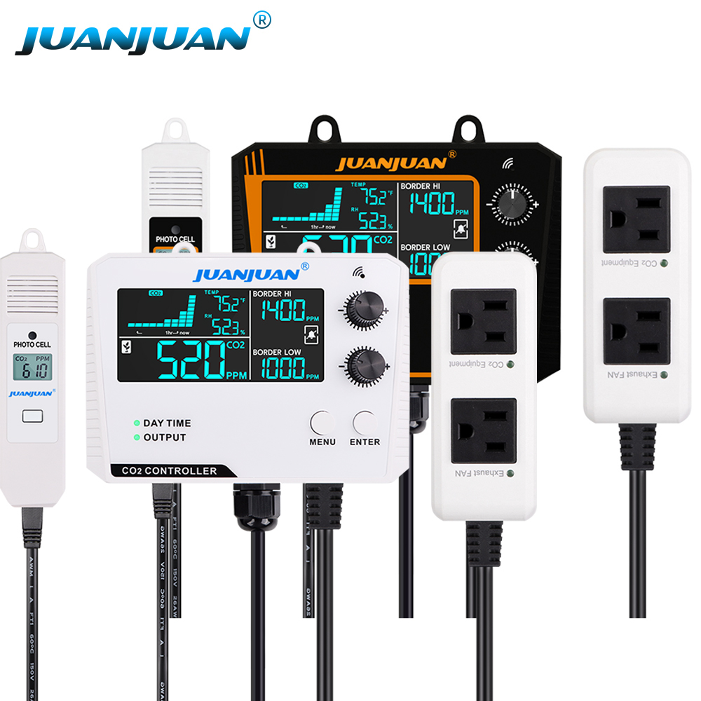 0 ~ 5000ppm CO2 Controller จอแ - Smart Garden Greenhouse บทวิจารณ์และราคา