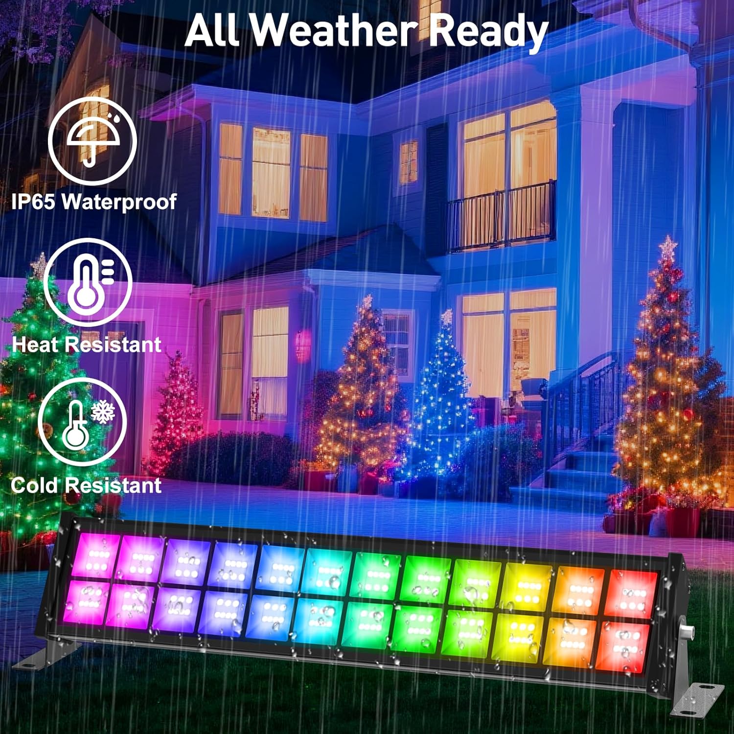 ไฟสปอตไลท์ LED RGB 50/72W พร้อ - Smart Garden Lights Uk บทวิจารณ์และราคา