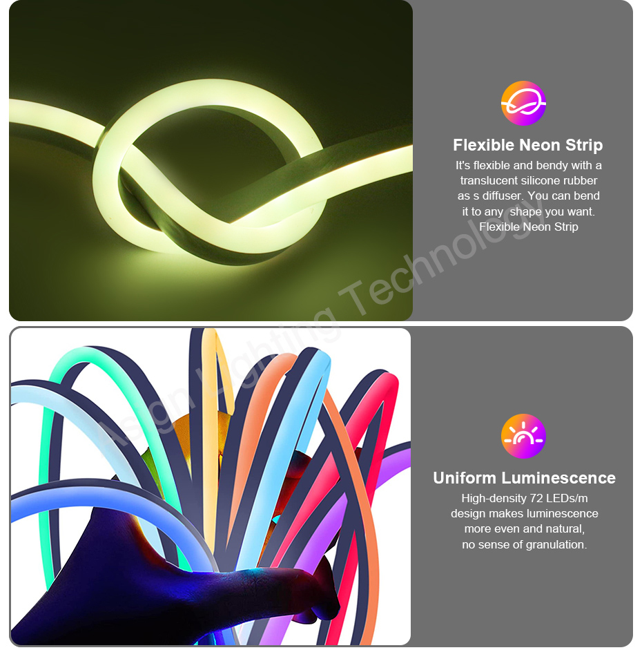 ไฟนีออน LED RGB อัจฉริยะ ปลั๊ก - Smart Garden Lights Uk บทวิจารณ์และราคา