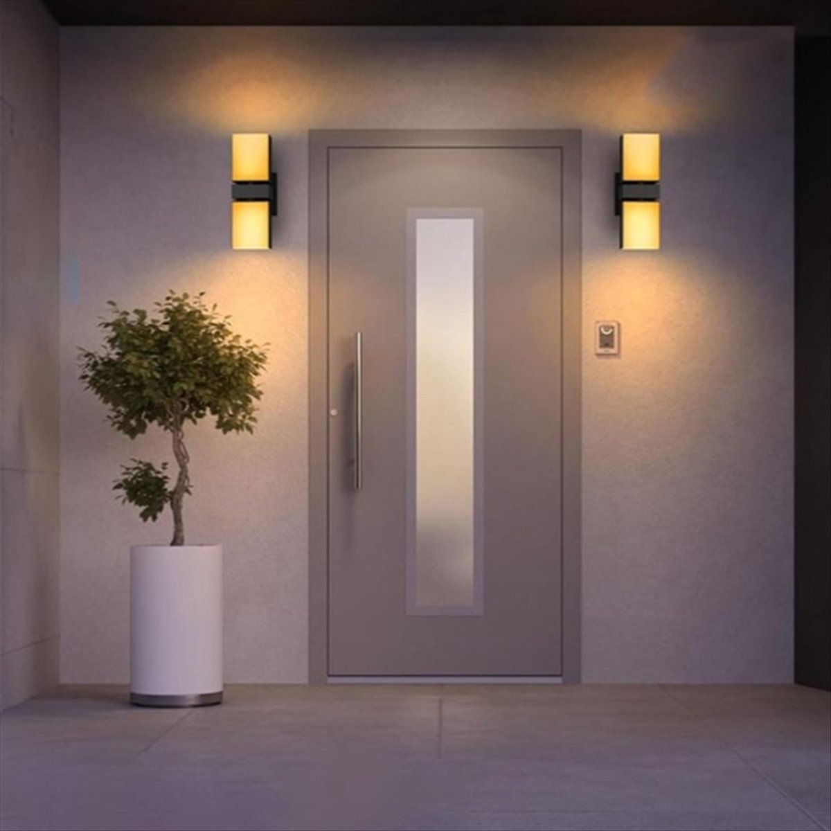 โคมไฟติดผนัง LED รุ่น AA19 แบบ - Smart Garden Smart Fence บทวิจารณ์และราคา