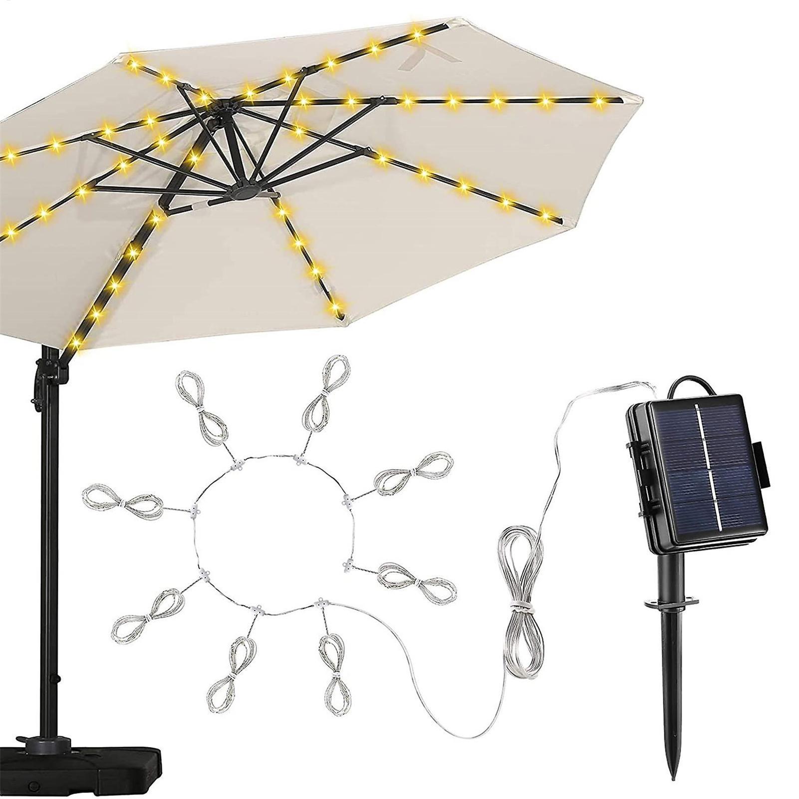 104 LED ร่ม String Light 8 โหม - Smart Garden Umbrella บทวิจารณ์และราคา