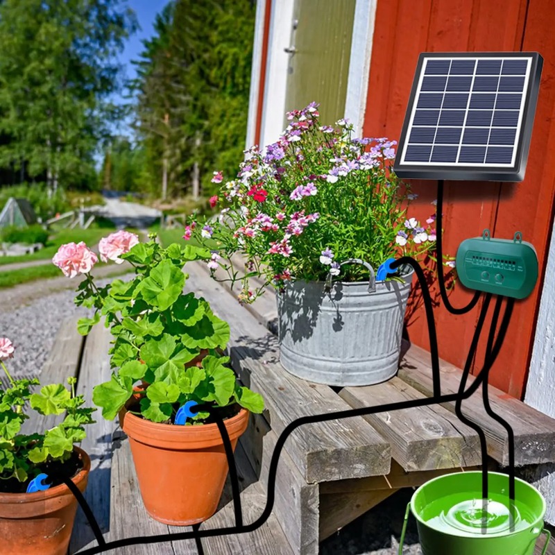 พลังงานแสงอาทิตย์อัจฉริยะชลประ - Smart Garden Watering System บทวิจารณ์และราคา
