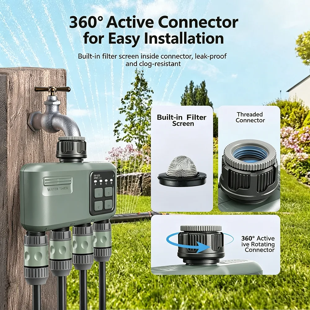ตัวตั้งเวลาควบคุมการรดน้ำอัตโน - Smart Garden Accessories บทวิจารณ์และราคา