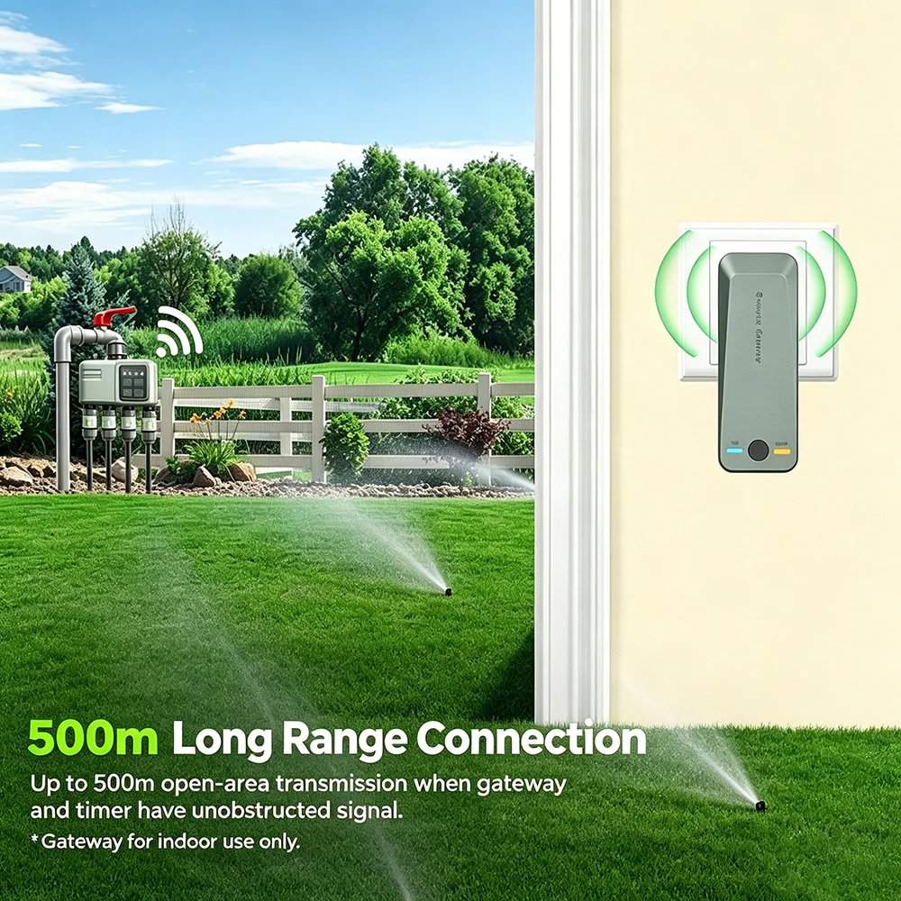 ตัวตั้งเวลาควบคุมการรดน้ำอัตโน - Smart Garden Accessories บทวิจารณ์และราคา
