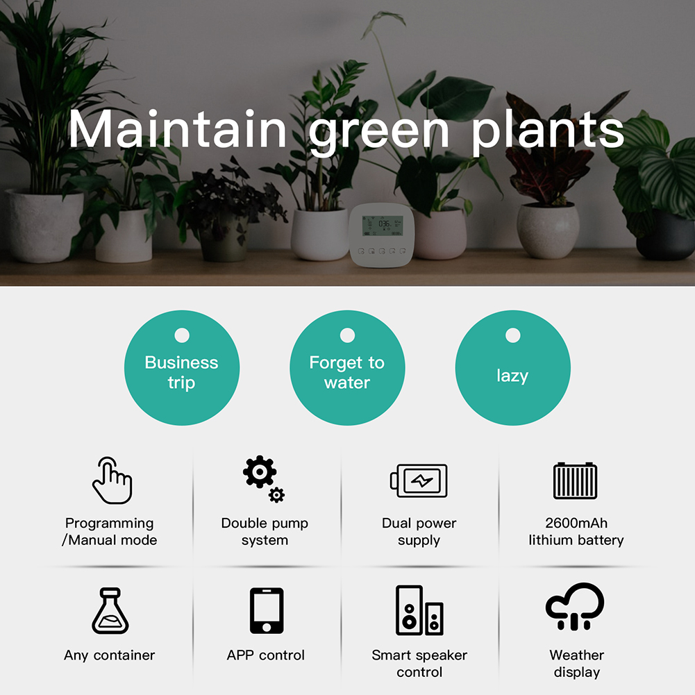 เครื่องรดน้ำอัจฉริยะ WiFi Tuya - Smart Garden Watering System บทวิจารณ์และราคา